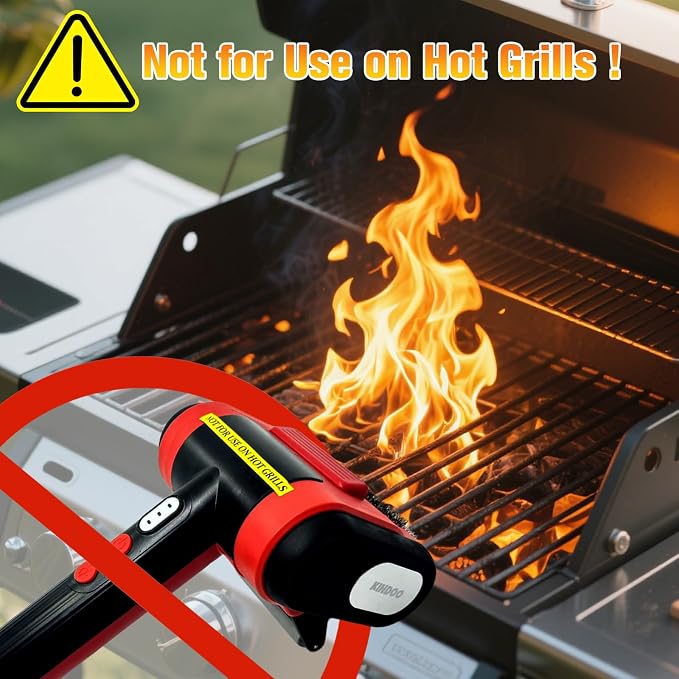 Electric Rechargeable Grill Brush, Grill Cleaner - Image 8