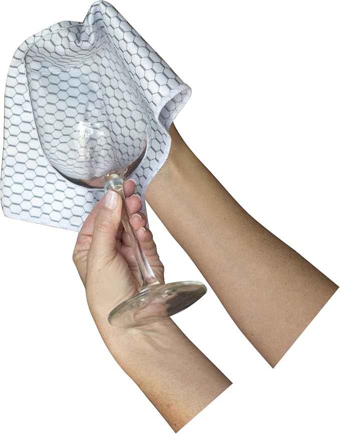Casabella Lint-Free Microfiber Glass and Mirror Cleaning Cloths - Image 5