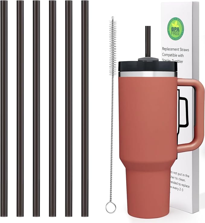 AIERSA 12Inch Replacement Black Straw by AIERSA