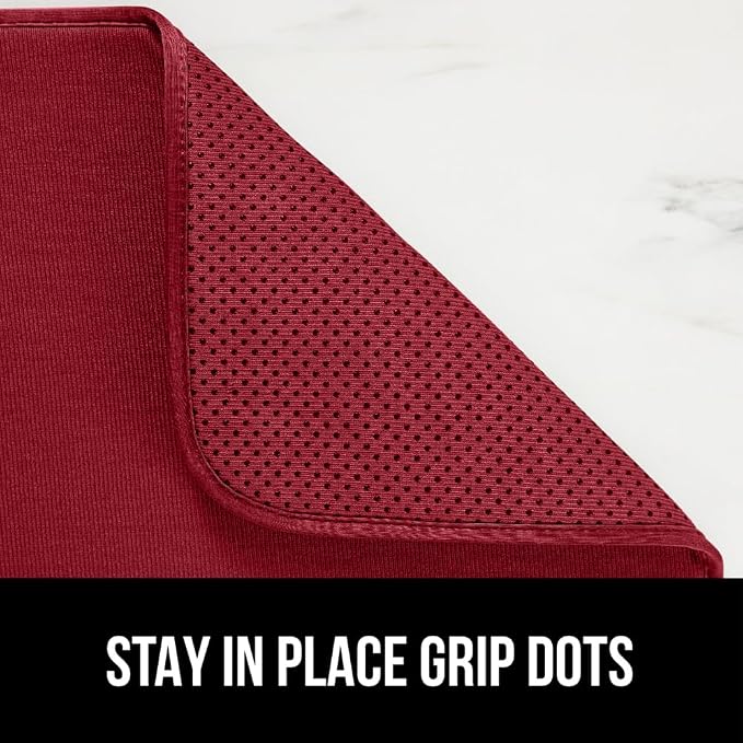 GORILLA GRIP Ultra Water Absorbent Microfiber Dish Drying Mat, Quick Dry Thick - Image 4
