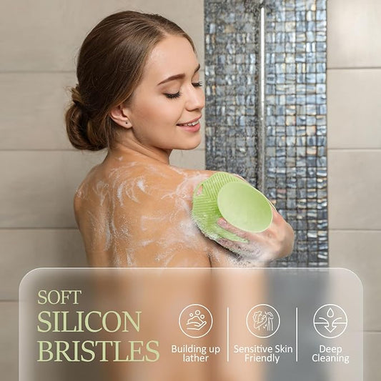 Soft Silicone Body Scrubber, Gentle Like a Hand Exfoliating Your Skin and Build - Image 2