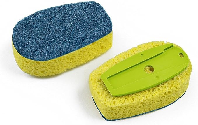 Full Circle Suds Up, Soap Dispensing Dish Brush, Tough Plant-Fiber Bristles & - Image 2