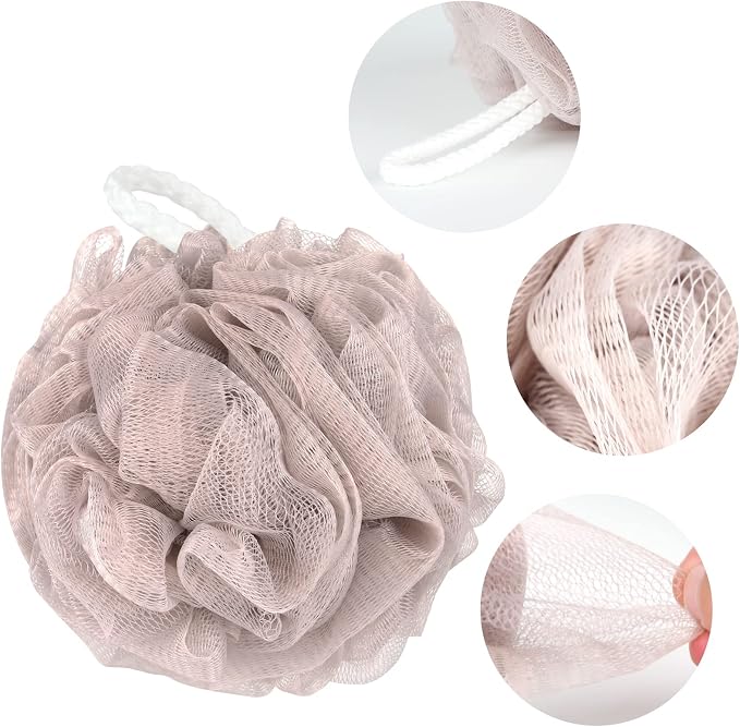 Fu Store Loofah Sponge Shower Loofahs 70g Bath Sponges Mesh Balls 4 Colors - Image 3