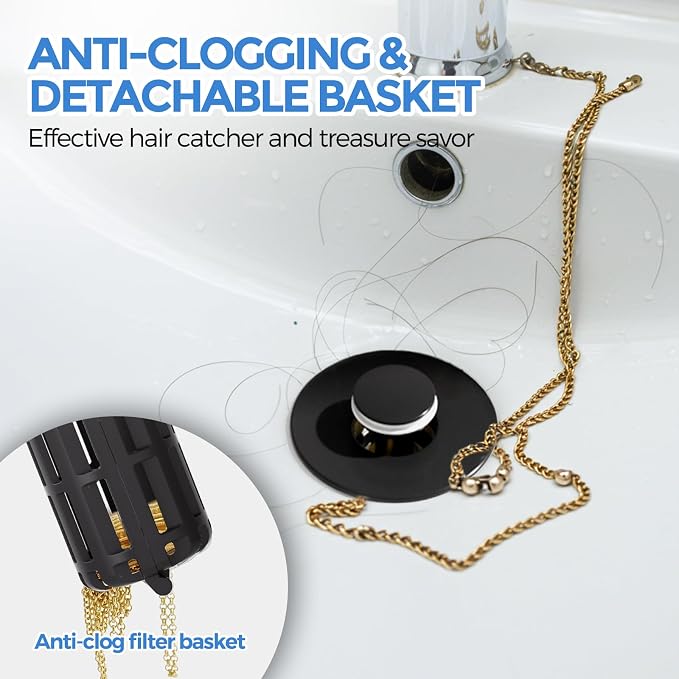 zaa Bathroom Sink Drain Strainer - Image 2