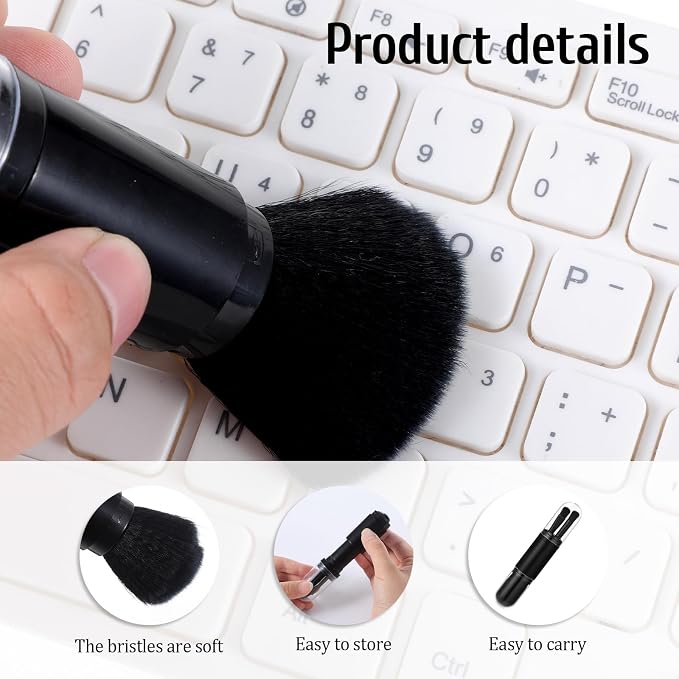 4 Pack Exquisite Duster Brush Kit, Mini Keyboard Cleaning Brushes Kit Model - Image 6