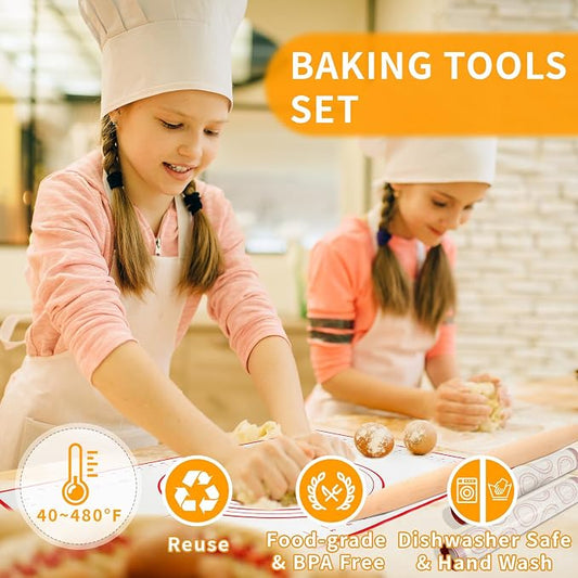 Silicone Baking Mat Sets, Dough Mat - Image 2