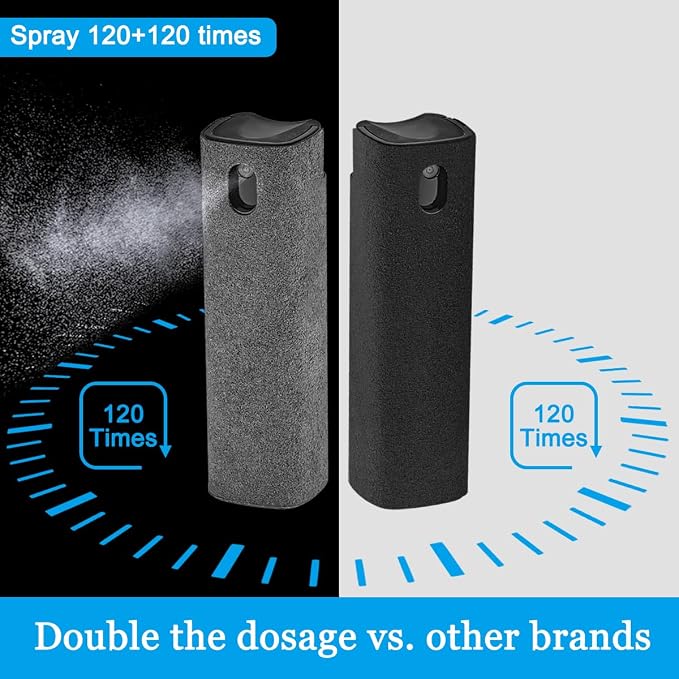 2 Pack Screen Cleaner Spray and Wipe - Image 5