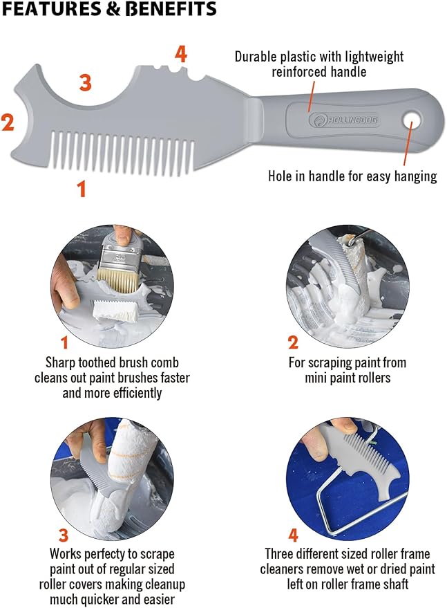 ROLLINGDOG Paint Brush/Roller Cleaner Tool - Image 3