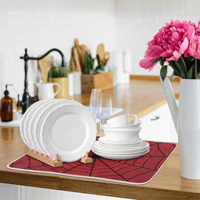 Dish Drying Mat for Kitchen Absorbent Drying Mat Reversible Dish Drying Pad - Image 8