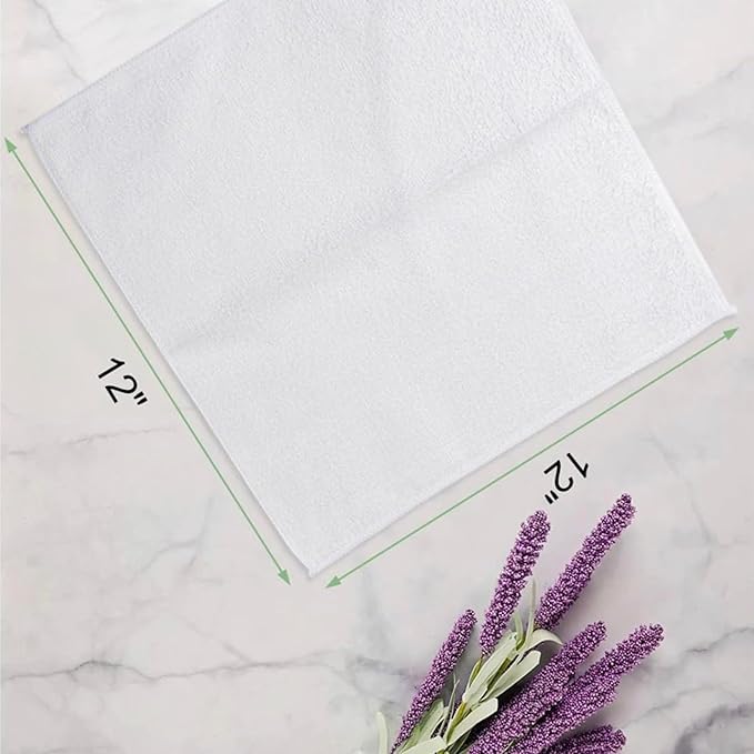 100% Cotton Washcloth Set – Soft, Absorbent Face Towels - Image 2