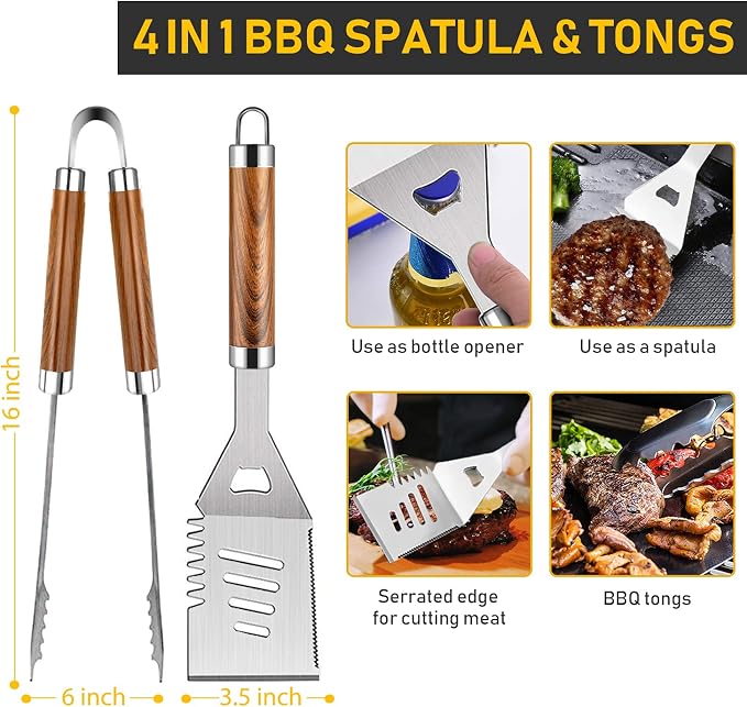 34Pcs Grill Accessories Grilling Gifts - Image 3