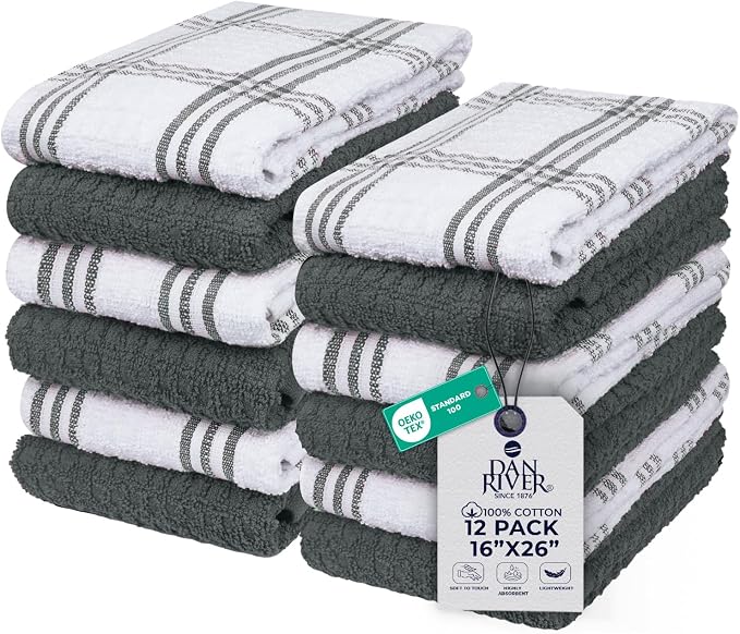 DAN RIVER Premium Kitchen Towels by DanRiver