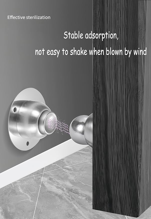 Door Stopper, 2 Packs Mini Magnetic Door Stop - Image 4