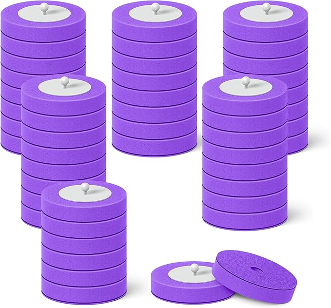 48 Count Disposable Toilet Brush Heads, Toilet Bowl Wand Refills by AIRU