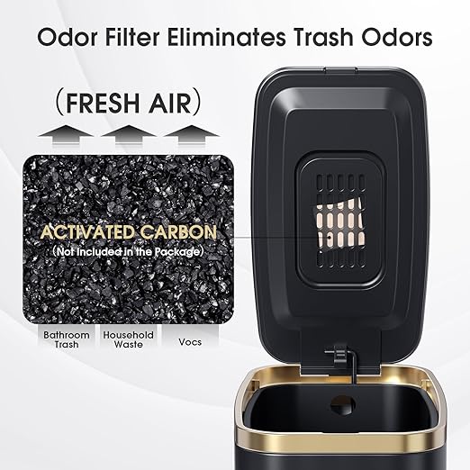 CEROELDA Small Bathroom Trash Can - Image 5