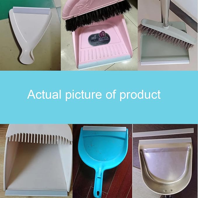 2 Pack Dustpan Edge Strip Replacement Dust Pan Edger Lip Strips Parts - Image 6