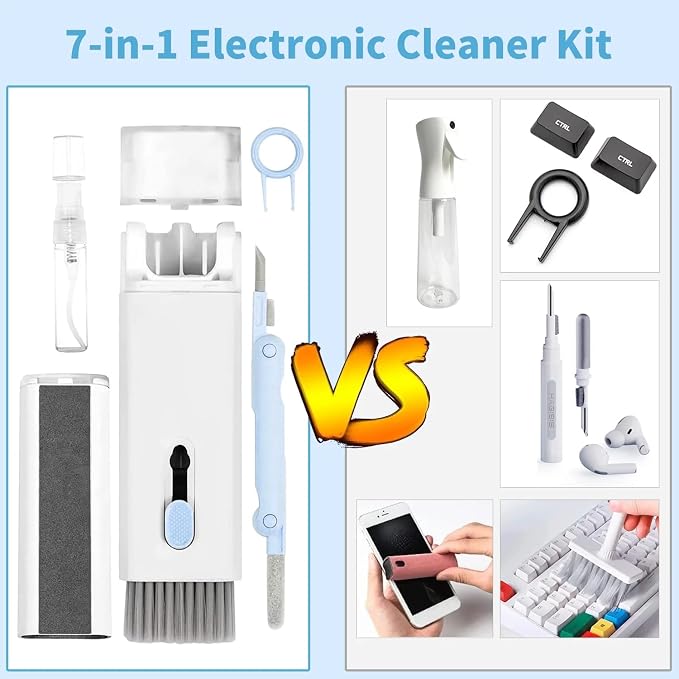 7-in-1 Keyboard Cleaner Earphones Cleaning Pen Keycap Puller Set - Image 5