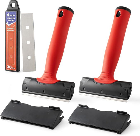 Gomake 4 Inch Razor Blade Scraper Tool Razor Scraper by Gomake