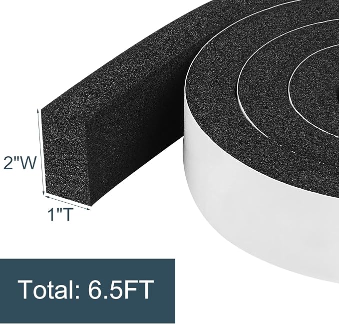 YIJUHOU Weather Stripping Door Seal Window Air Conditoner Insulation Foam Seal - Image 2