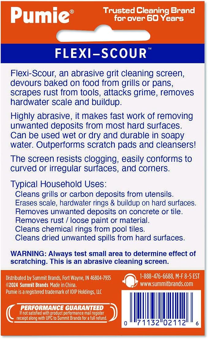PUMIE Flexi-Scour, 5.5 x 4 Inch Flexible Scrubbing Screen - Image 6