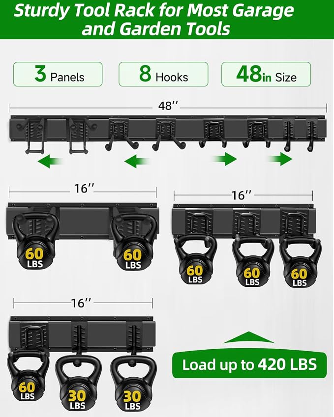 Garden Tool Organizer 48 in - Image 4
