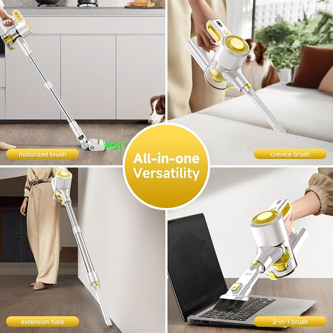 Cordless Vacuum Cleaner, 6-in-1 Stick Vacuum Cleaners - Image 3