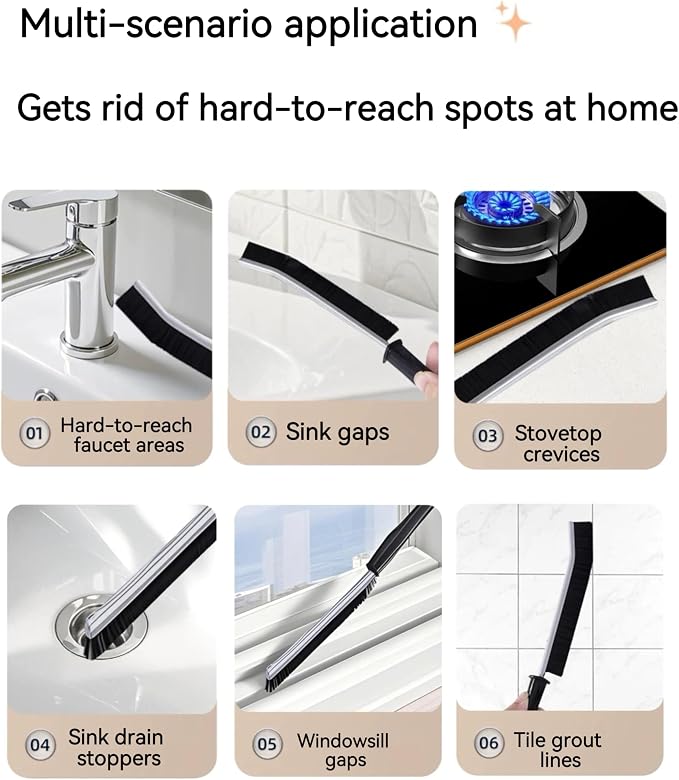 5 Pcs Crevice Cleaning Brush, Crevice Cleaning Tool, Cleaning Tools, Small - Image 8