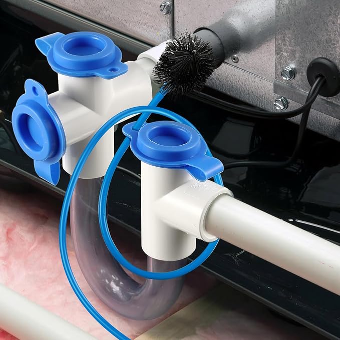 3 Pcs Condensate Trap Flexible Drain Brush, 48 Inch AC Drain Line Cleaning Brush - Image 7