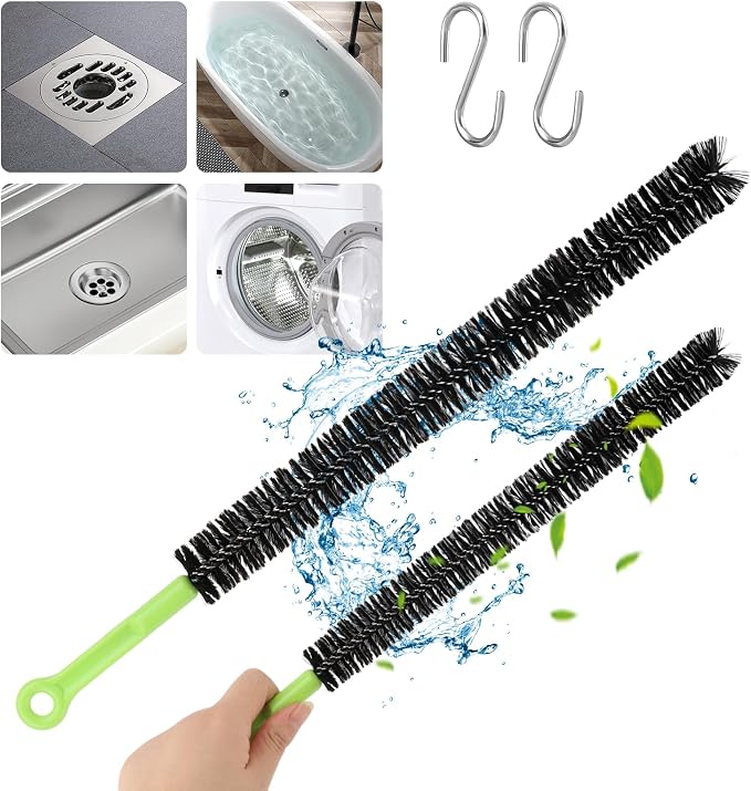 2 Pcs Drain Clean Brush Set, - Image 7