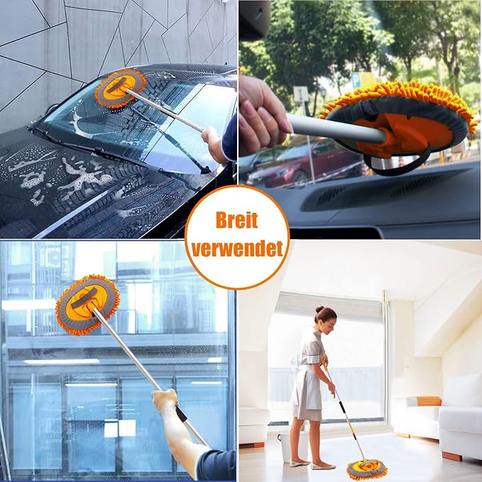 62" Car Wash Brush Mop Kit - Image 5