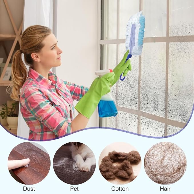 30 Count Duster Refills, Disposable Static Dust Removal Brush Replacement Head - Image 3