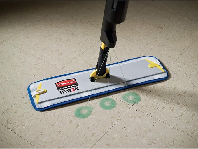 Rubbermaid Commercial Products HYGEN Pulse Single Sided Microfiber Spray Mop Kit - Image 5