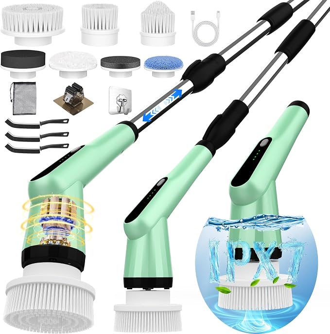 Electric Spin Scrubber, Dreazu IPX7 Bathroom Scrubber by Dreazu