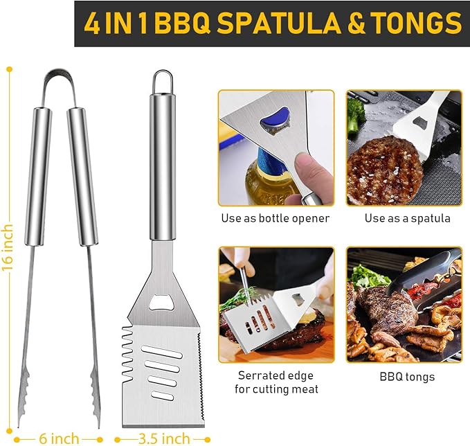 34Pcs Grill Accessories Grilling Gifts - Image 3