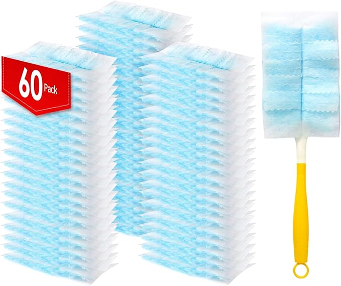 60 Count Electrostatic Duster Refills Compatible by Senowi
