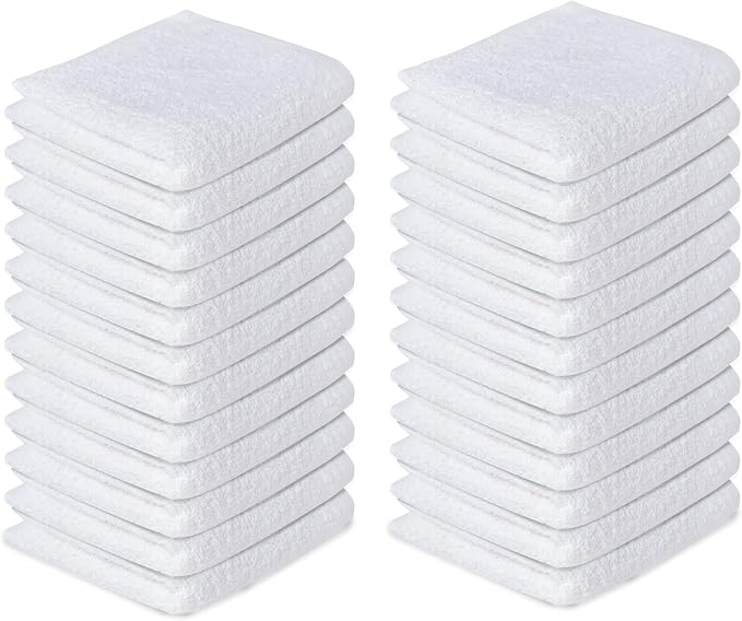 Softolle 100% Cotton Washcloths 60 Pack Soft, Highly Absorbent Washcloth - Image 5