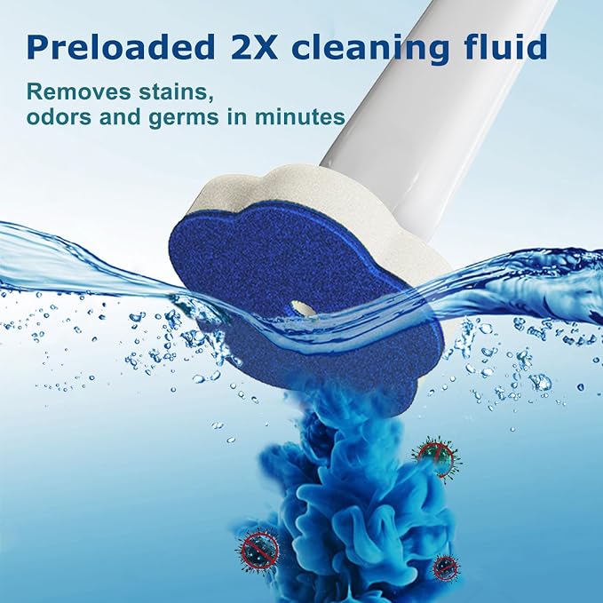 Disposable Toilet Brush: Toilet Bowl Brush and Holder Set - Image 4