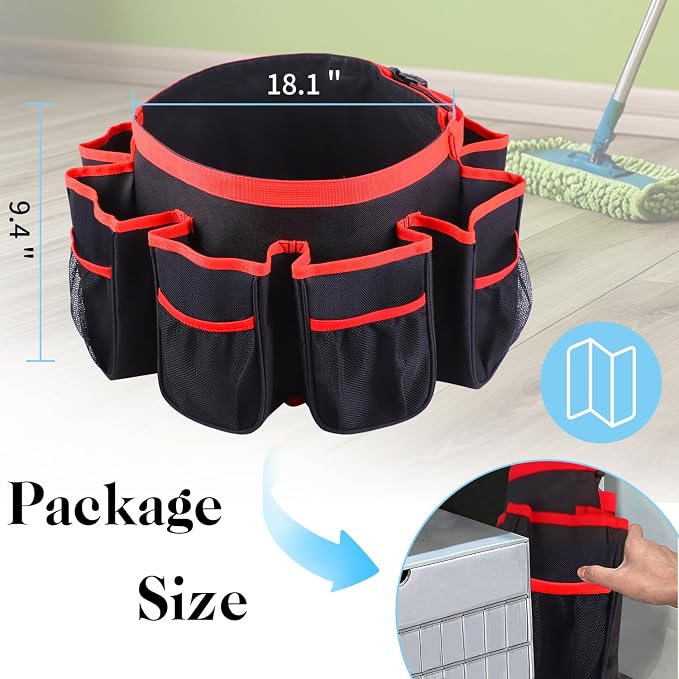 Portable Bucket Cleaning Tool Organizer, 5 Gallon Bucket Holder Cleaning - Image 7