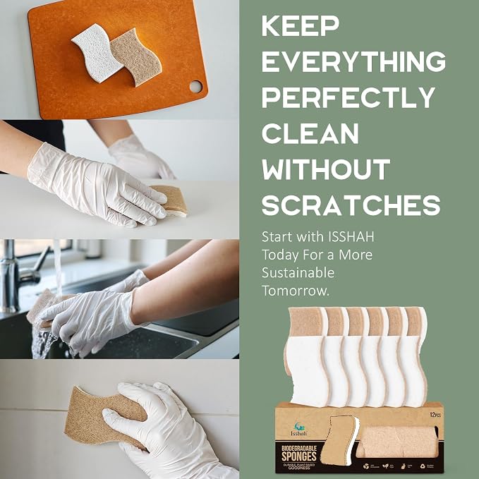 Plant-Based Kitchen Sponges - Image 6