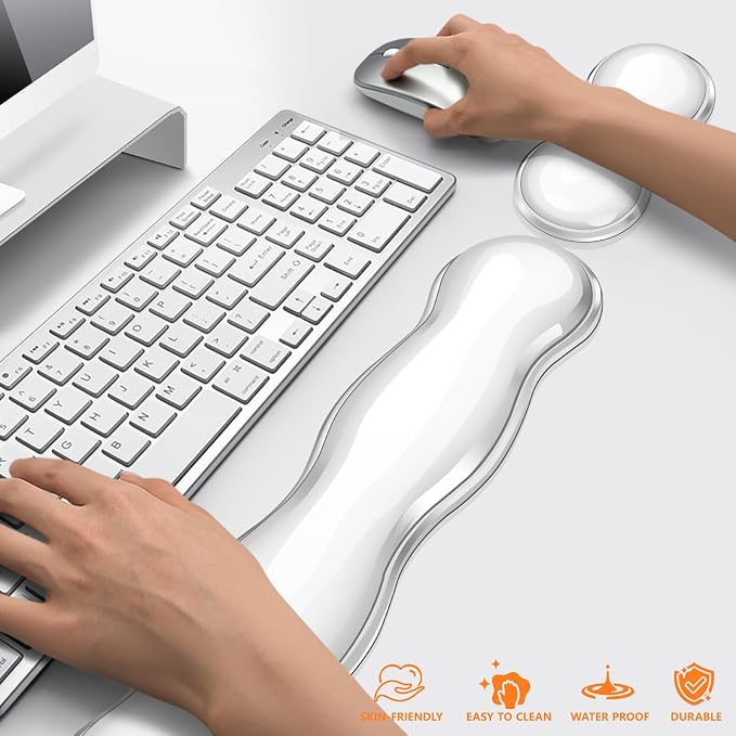 Gel Keyboard Wrist Rest, Cute Wrist Support and Arm Support Keyboard Rest - Image 3