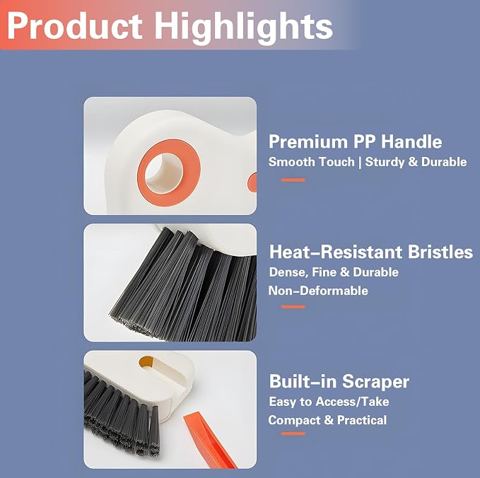 2 in 1 Groove Cleaning Brush, Window Track Cleaner, Magic Window Track Cleaner - Image 3