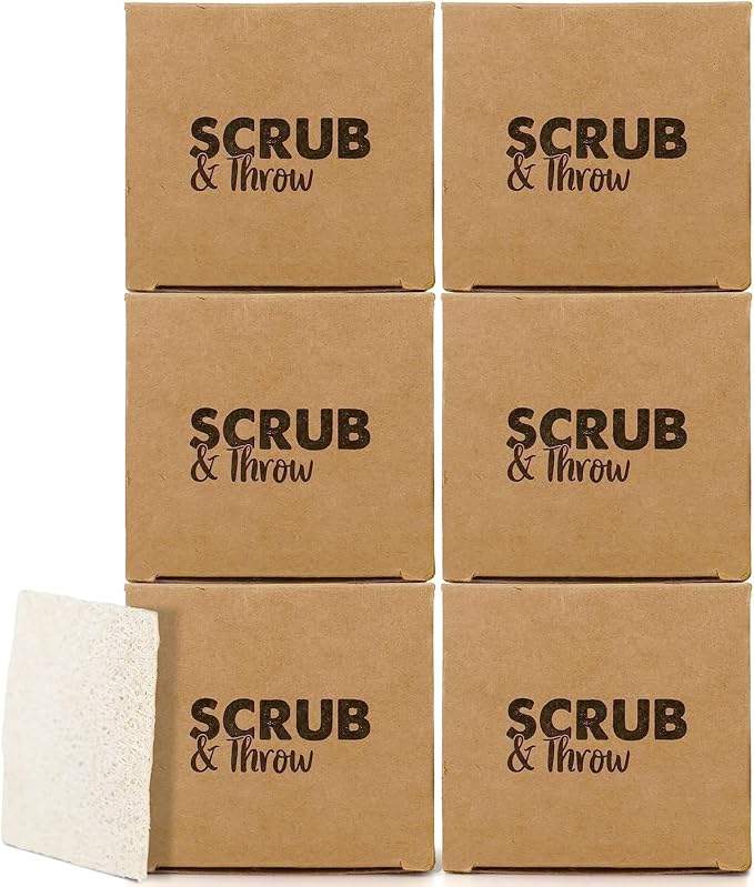 Scrub & Throw Natural Loofah Sponges, and Household Use by ScrubThrow