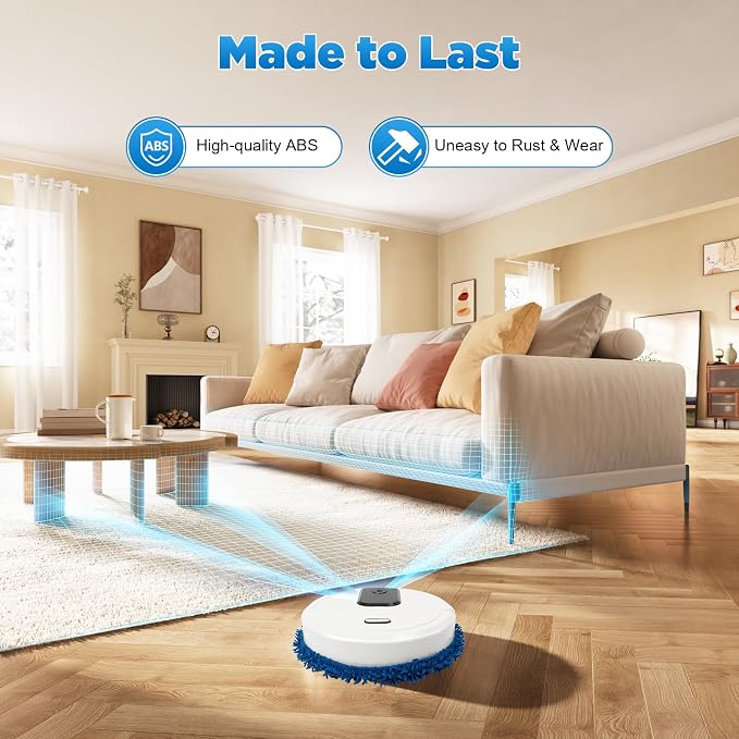 Smart Dust Auto Sweeper, Wet and Dry Mopping Sweeping Robot Auto Cleaner Floor - Image 2