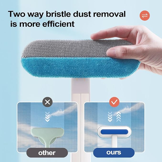 Pet Hair Removal Brush for Clothes, Electrostatic Cat Grooming Tool, Window - Image 7