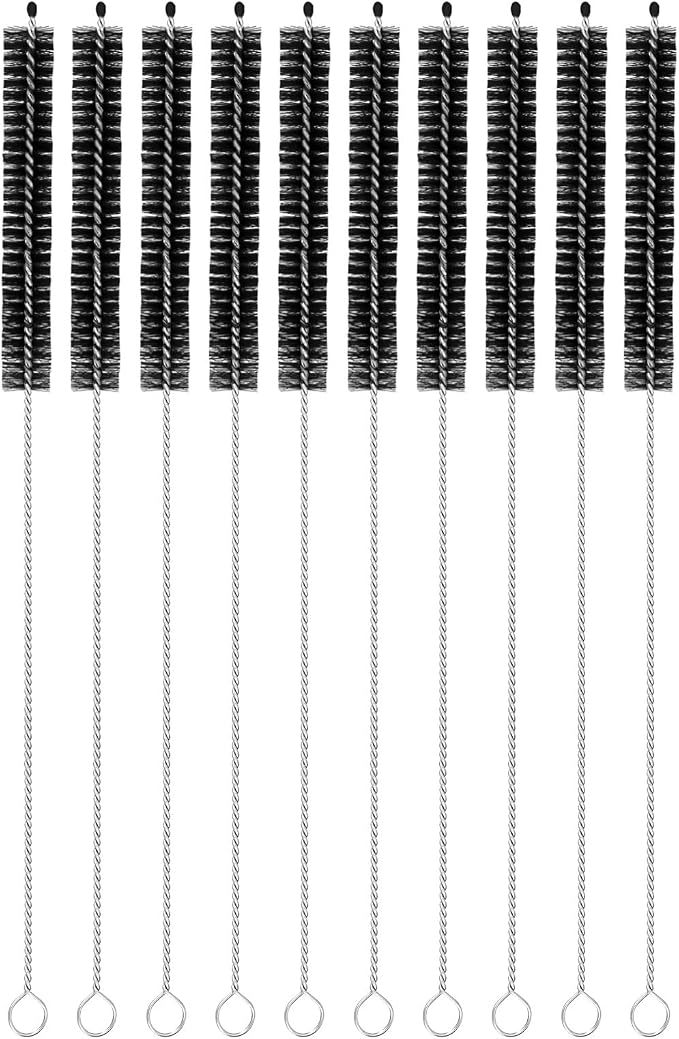 uxcell 10Pcs Drinking Straw Cleaning Brushes, Sippy Cup, Bottle and Tube by uxcell