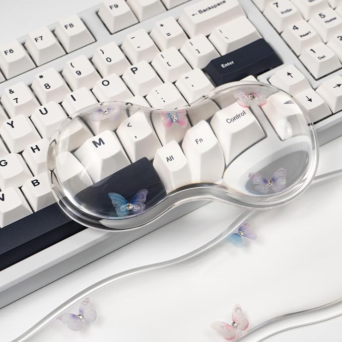 Gel Keyboard and Mouse Wrist Rest Set – Clear Wrist Rest - Image 6