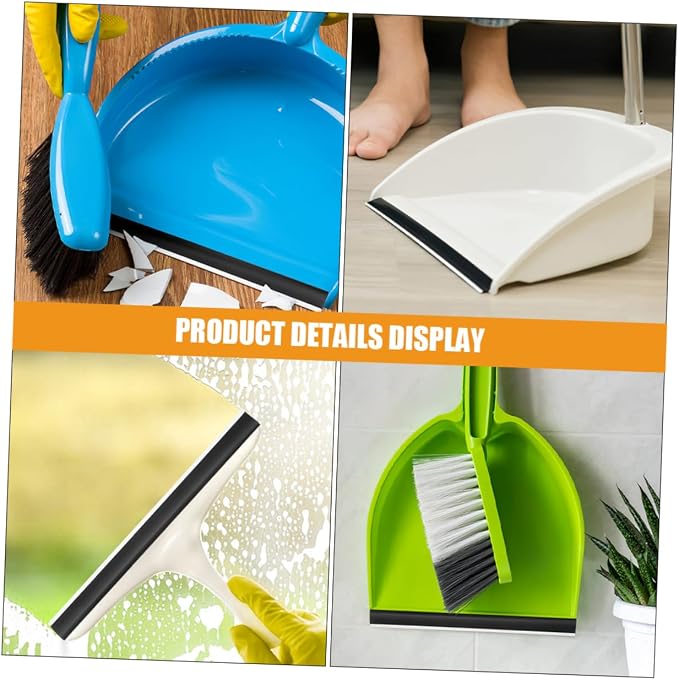FRCOLOR 4Pcs Rubber Dustpan Edge Strips Inlet Pressing Guards - Image 3