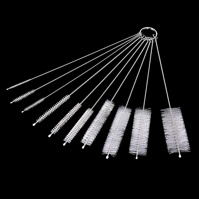 Mini Skater Stainless Steel Test Tube Brushes Set, Clean Brushes by Mini+Skater
