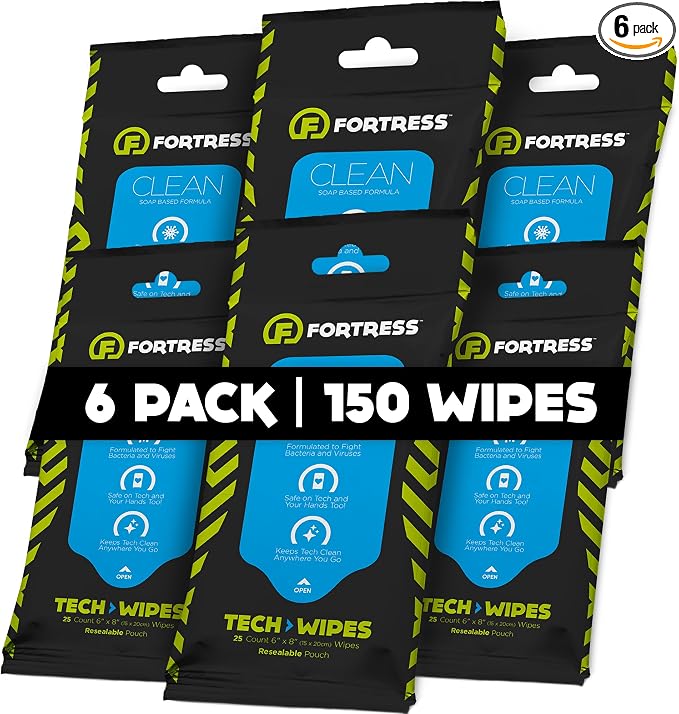 Fortress Electronic Wipes To-Go Tech Wipes by Fortress