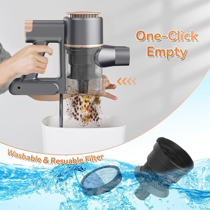 N8 Cordless Vacuum Cleaner, Lightweight Stick Vacuum - Image 8